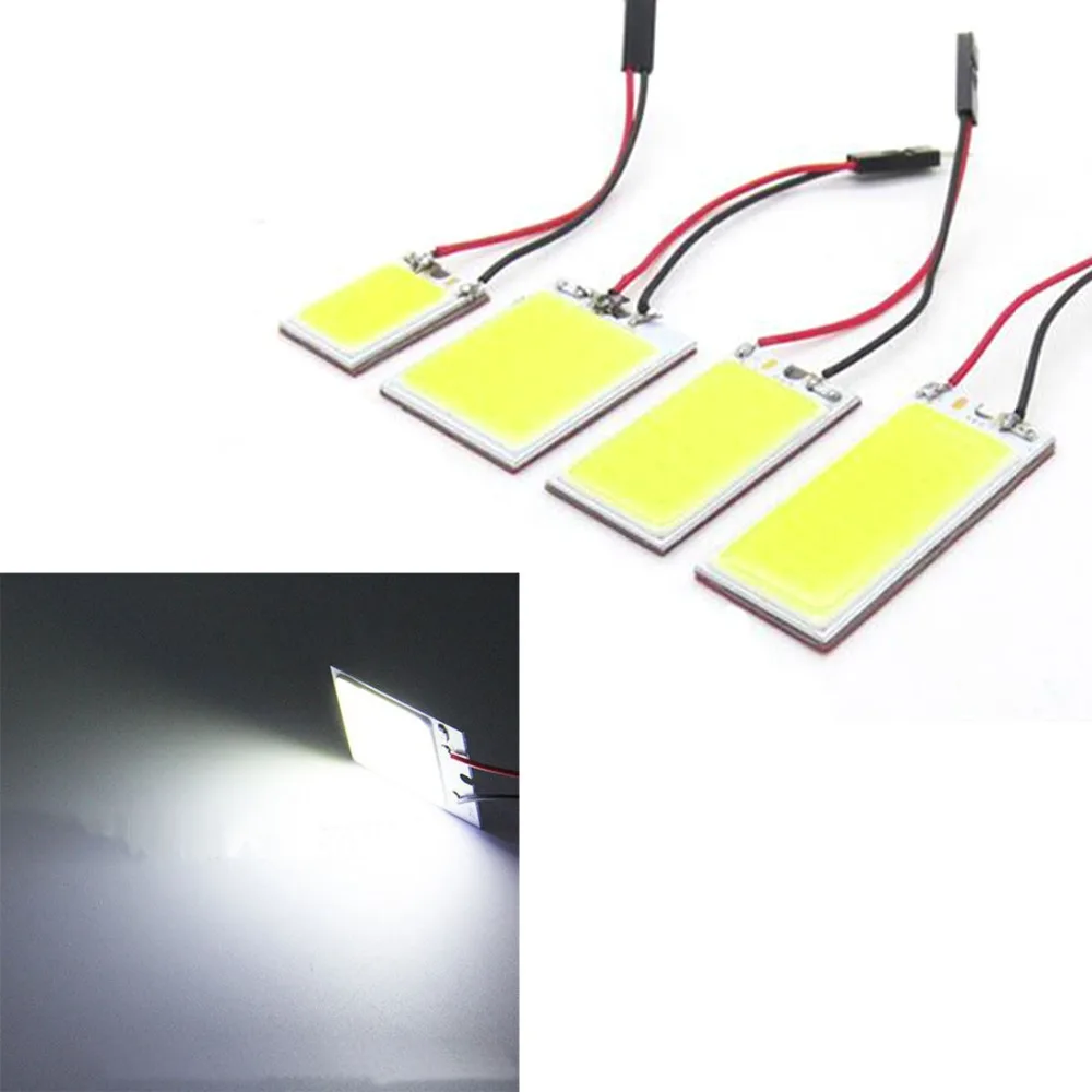 Tonewan белый 12В 48 Smd Cob Led панель авто интерьер чтения Карта Лампа светильник Купол