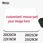 Резиновый нескользящий коврик для мыши Mairuige сделай сам, пользовательский дизайн, печать логотипа, рекламный коврик, день рождения, свадьба, памятная Фотопечать