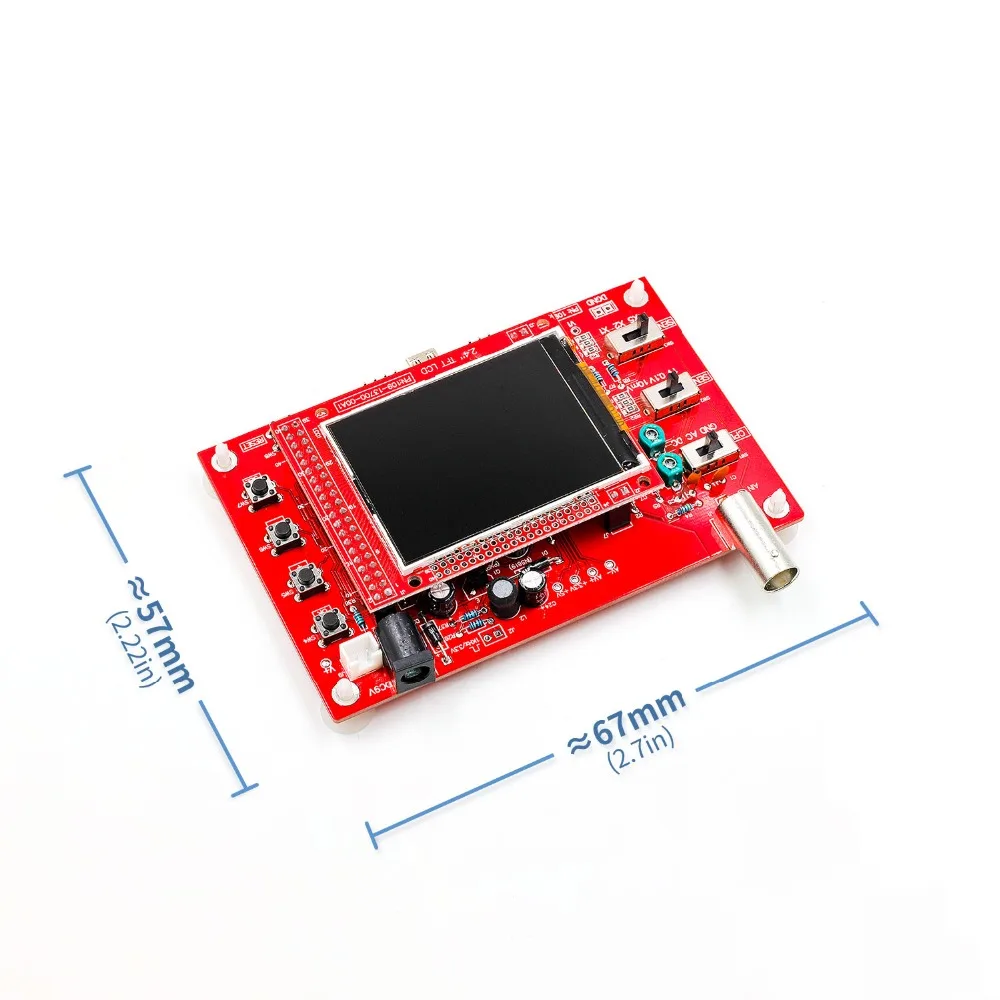 Пайка DSO FNIRSI 138 2 4 &quotTFT карманный цифровой осциллограф комплект SMD спаянный +