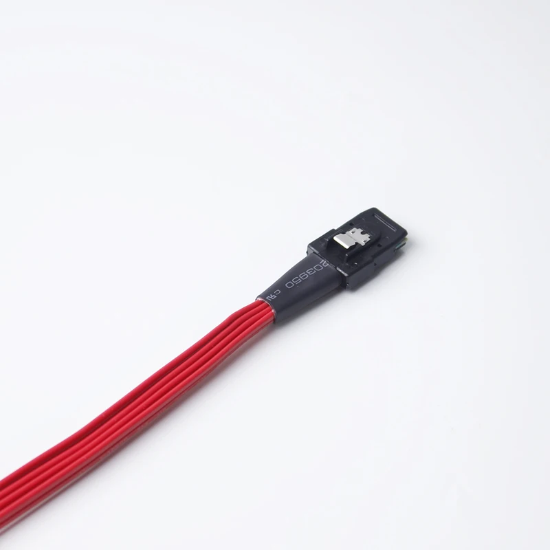 ULT BEST Mini SAS 36Pin SFF 8087 Male to 4 SATA 7Pin female Cable Host/контроллер до Target/Backplane 0 5 M Red|mini sas|4 satasata male