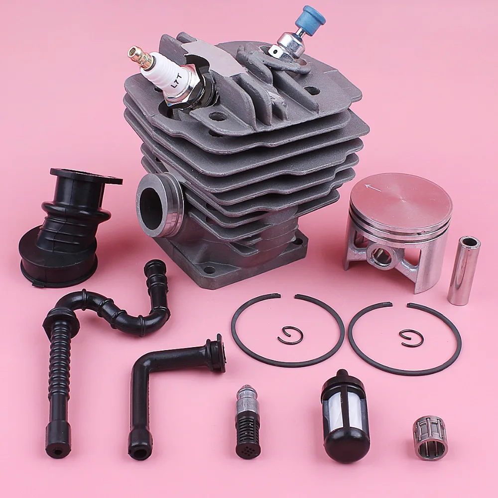 

48mm Cylinder Piston Kit For Stihl MS360 036 034 Fuel Oil Filter Line Intake Manifold Decompression Valve Chainsaw Replace Part