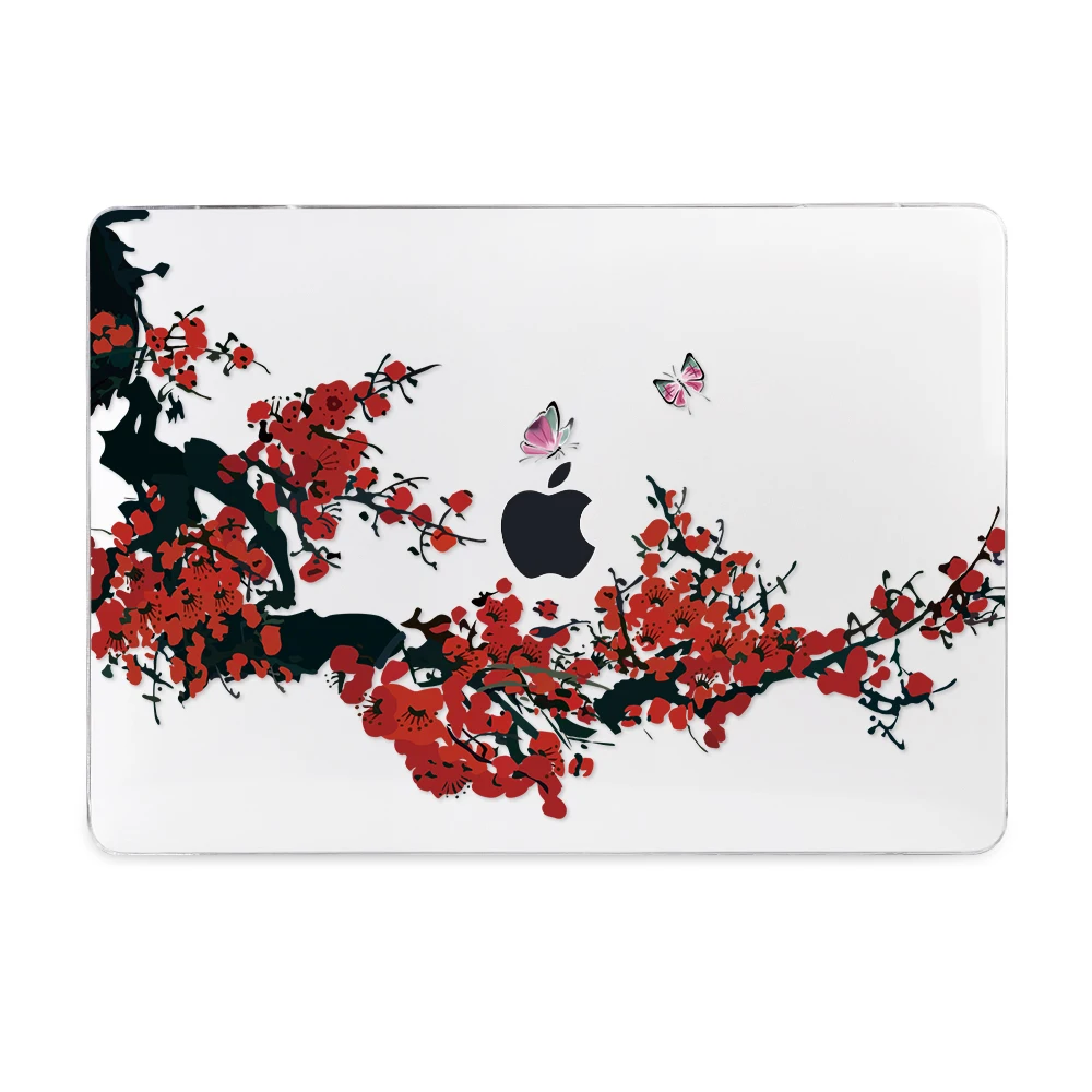Для Apple MacBook Pro 13 15 дюймов Чехол A1989 A1990 Air 13 дюймов A1932 A1466 чехол для ноутбука с цветочным принтом Жесткий Чехол для клавиатуры