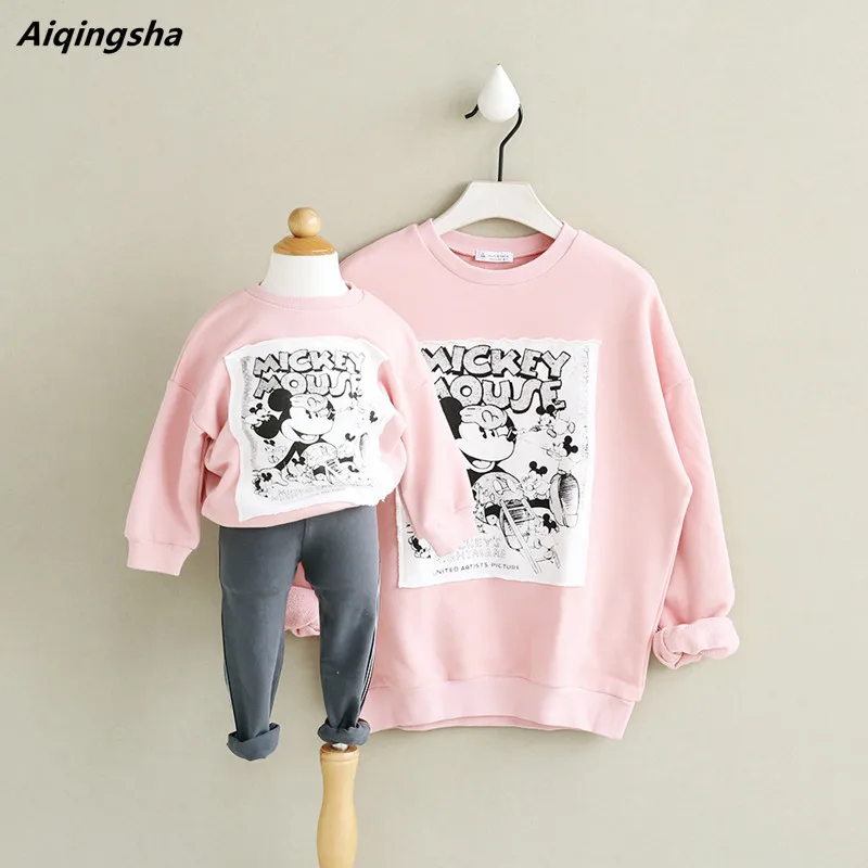 Детская толстовка Семья подходящая друг к другу одежда мать и дочь Clothes100 % хлопок