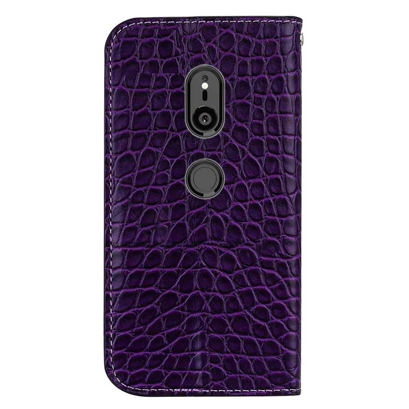 Блестящий чехол для sony Xperia L1 L2 XA2 чехол из крокодиловой кожи кошелек флип-чехол для Coque sony Xperia XZ1 XZ2 XZ3 чехол Funda