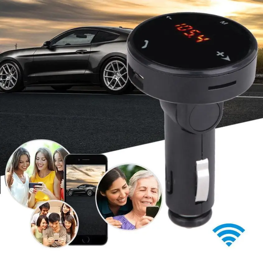 2018 Горячие распродажа модная обувь Беспроводной Car Kit MP3 плеер радио Bluetooth FM