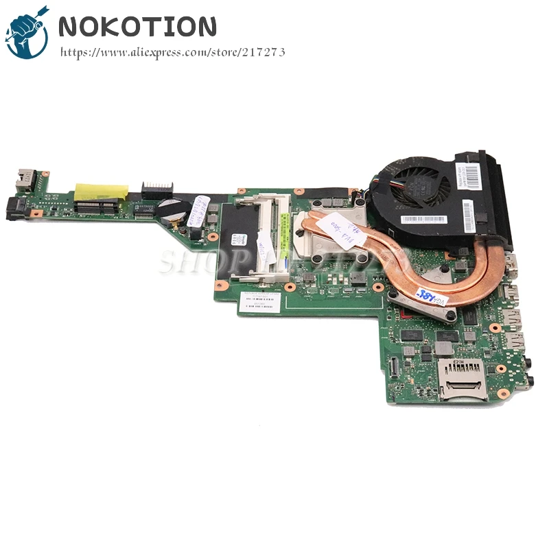 NOKOTION ноутбук CPU вентилятор охлаждения для HP 5100 5A02TX DV4 5000 радиатор вентилятора 681226
