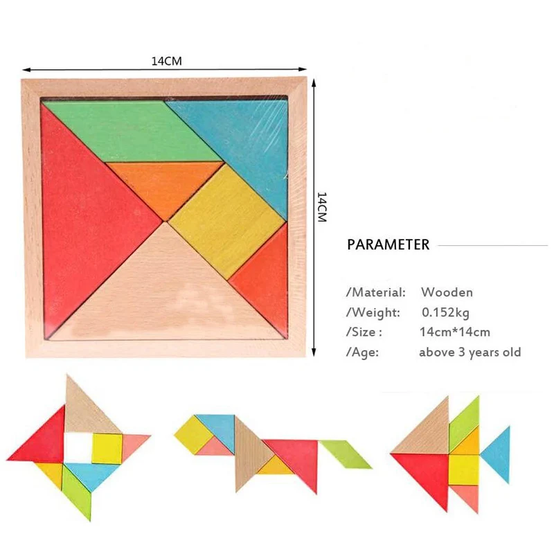 Treeby дерево diy головоломки образовательные деревянные игрушки развивающие