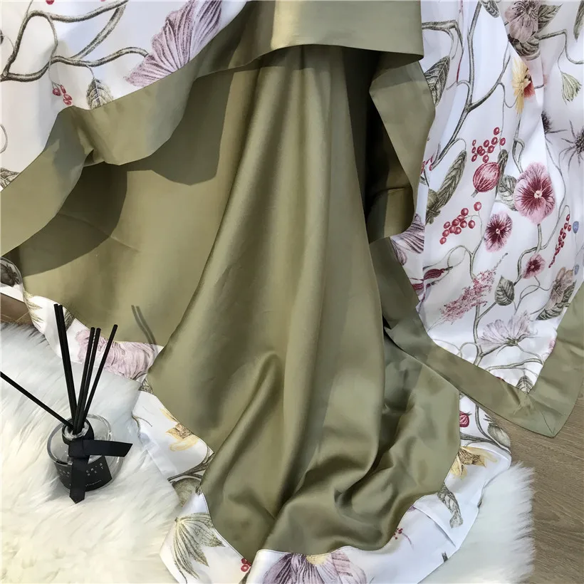 Ropa de cama Tencel Silk, 4 шт., набор постельного белья KING QUEEN, роскошный пододеяльник, простыня, постельное белье dekbedovertrek