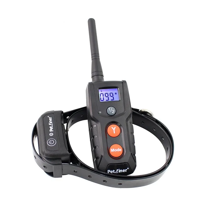For 1 Dog Ошейник для дрессировки питомцев 916-1 ошейник для дрессировки собак с дистанционным управлением 330 ярдов перезаряжаемый водонепроницаемый вибрационный тонус с электрическим током для собак - Цвет: For 1 Dog
