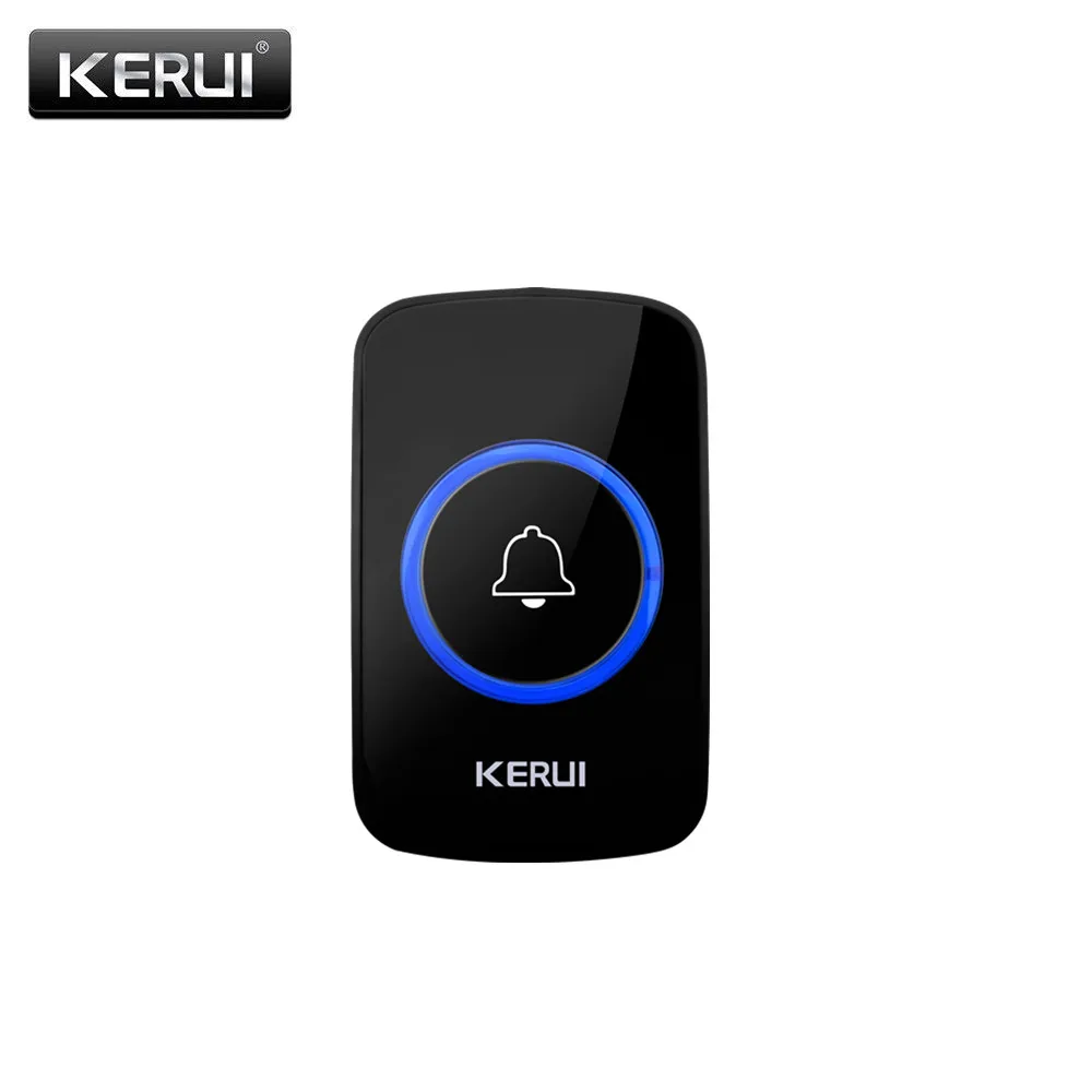 KERUI AC 100-220 В беспроводной дверной звонок поддержка 1527/2262 код чип полный спектр аксессуаров 500ft диапазон штекер дверной Звонок