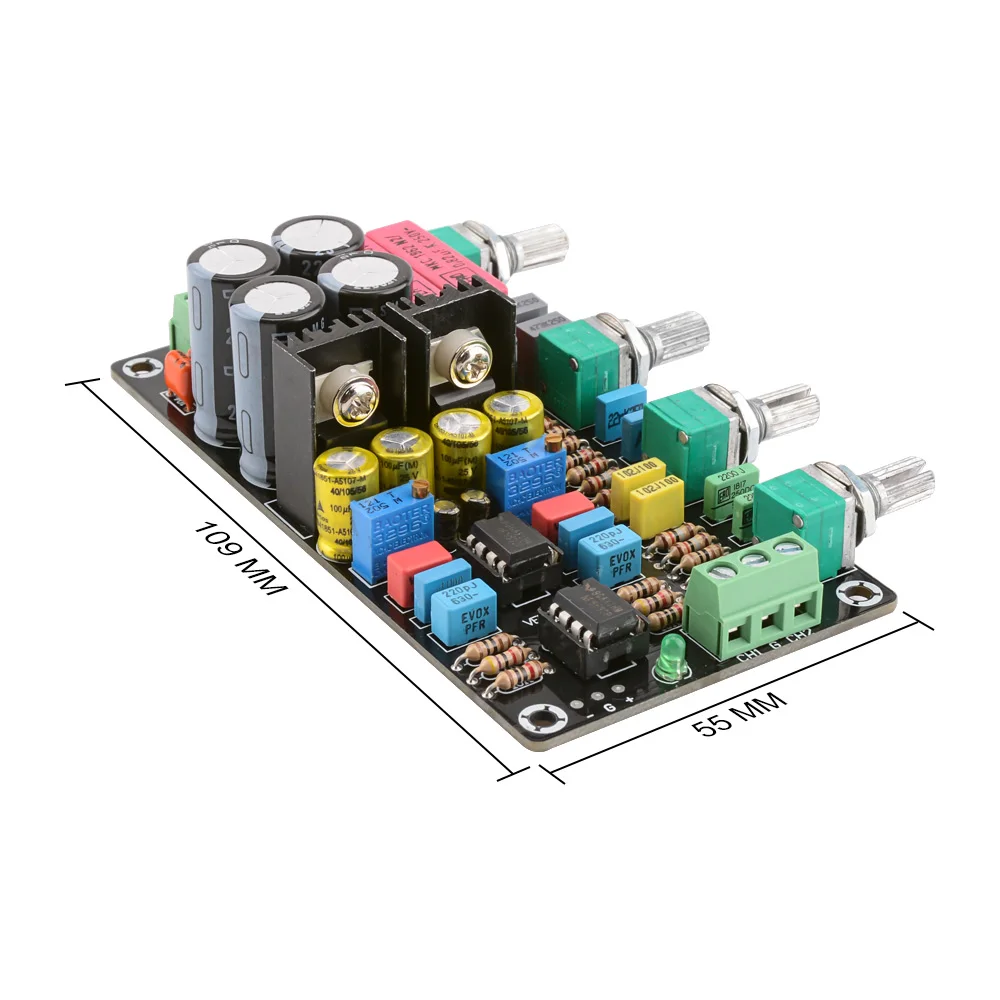 Тональная плата AIYIMA Mini Preamlifier OPA2604 AD827 NE5532 Hi-Fi усилитель предусилитель с
