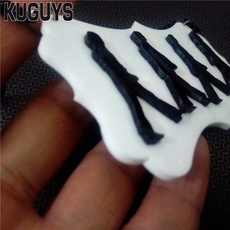 KUGUYS Модные Акриловые украшения на заказ Фигурное ожерелье с большим кулоном для женщин свитер звено цепи Мода хип-хоп мужские ожерелья s