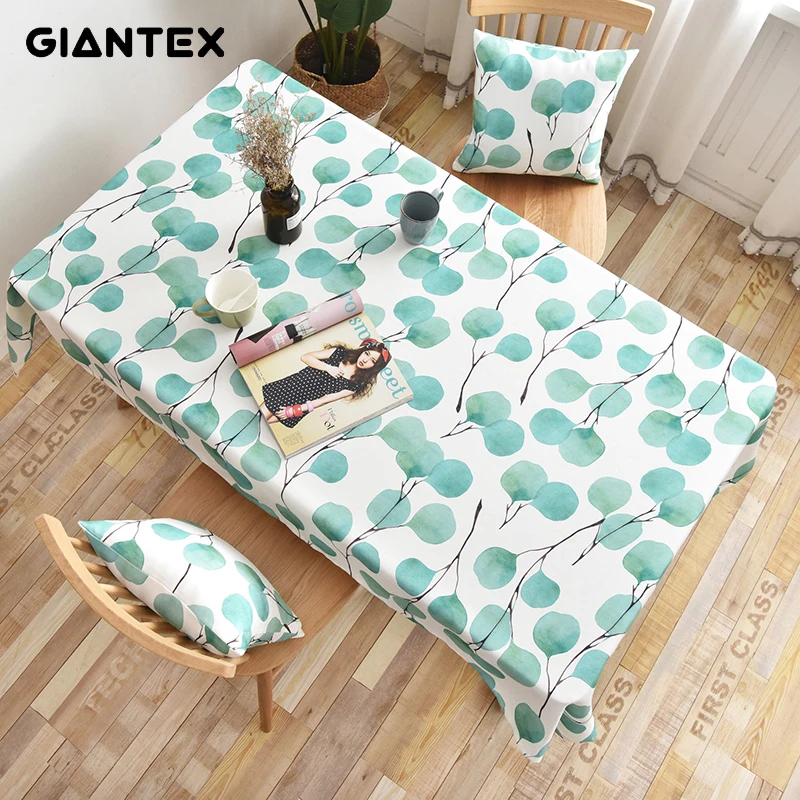 GIANTEX Декоративная скатерть прямоугольные скатерти для обеденного стола обрус