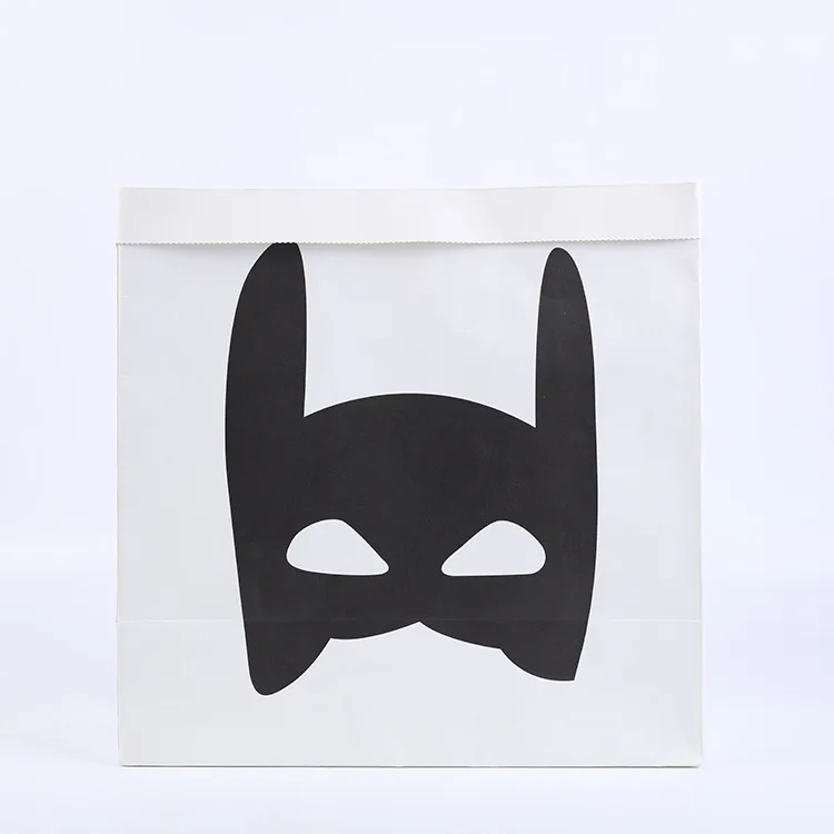 Batman Small Ins Горячая сумка для хранения из крафт-бумаги милый кошелек пакет детские игрушки прочные узоры одежда для стирки мешок для мелочей Органайзер Домашний Декор подарок - Цвет: Batman Small
