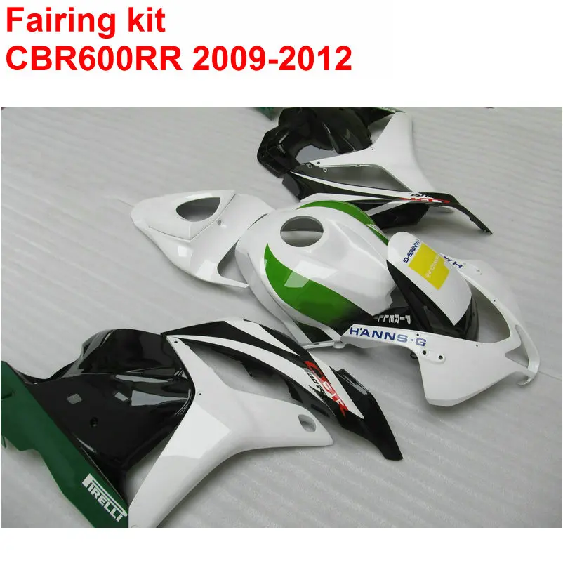 Впрыска ABS обтекателя комплект для HONDA CBR600RR 2009 2010 2011 2012 CBR 600 RR белый черный зеленый