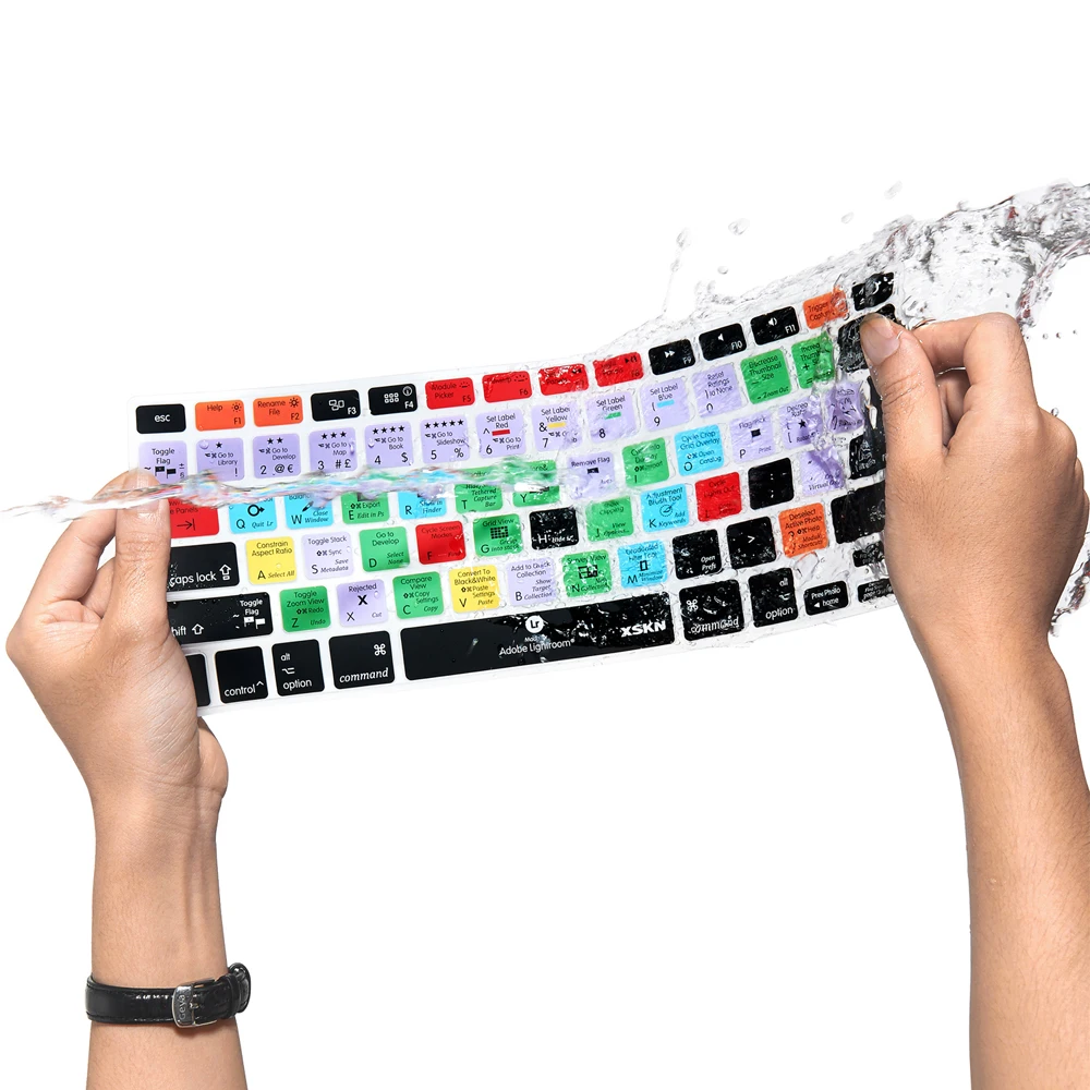 Чехол для клавиатуры Adobe lighroom силиконовый чехол бренда XSKN LR с быстрыми клавишами