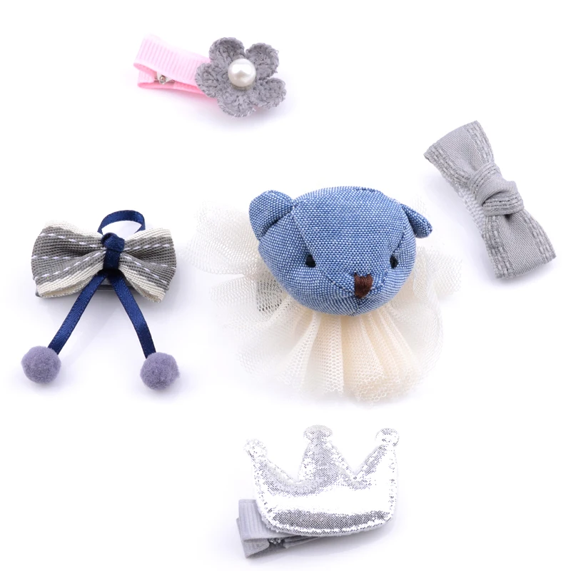 5 шт./компл. высококачественные детские заколки для волос с героями мультфильмов