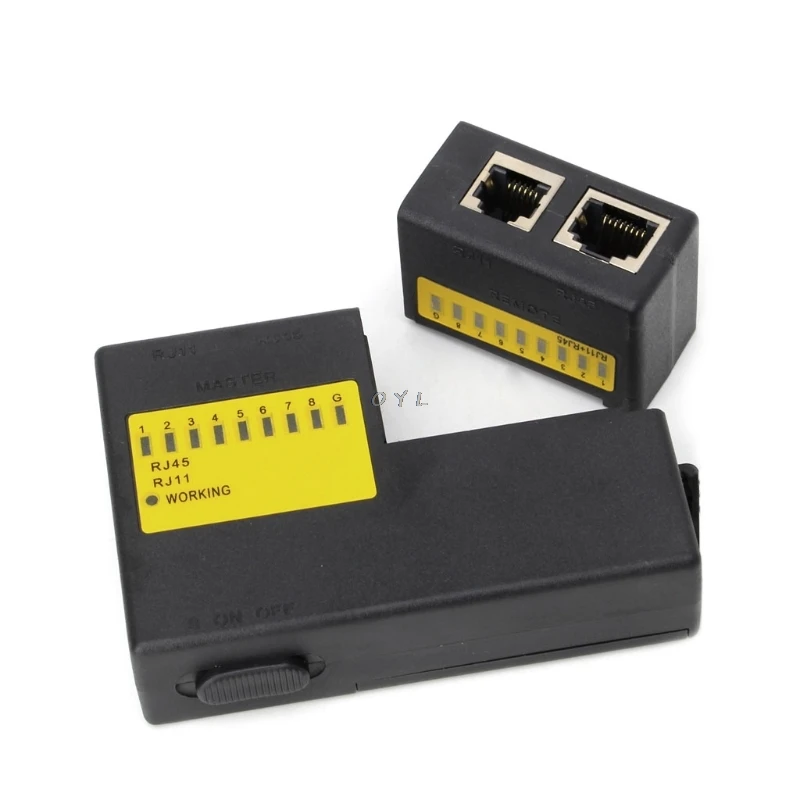 Супер мини тестер для сетевого LAN кабеля Cat5 RJ11 RJ45 новинка Прямая поставка