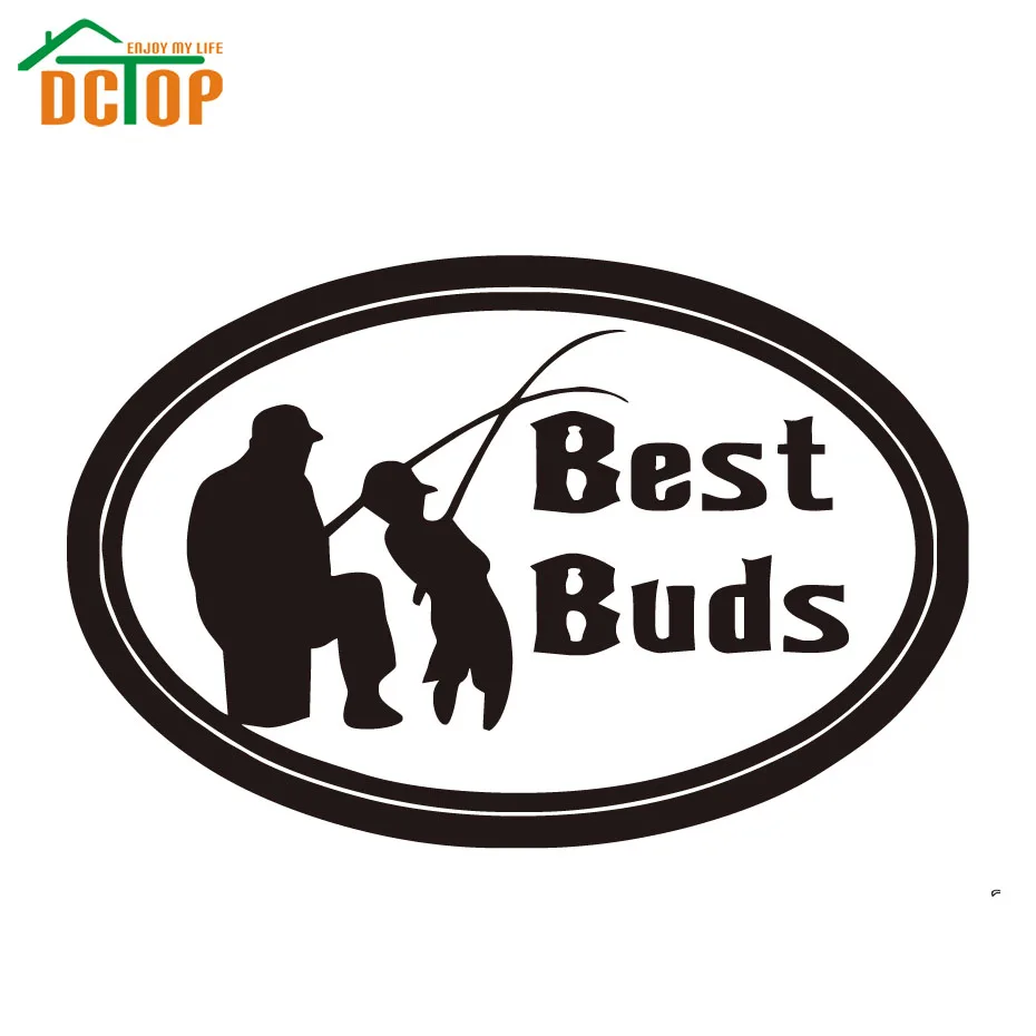 Best Buds Vinyl Sticker Decal For Car Tribal Salt Bones Fishing Life car styling Truck Stickers |