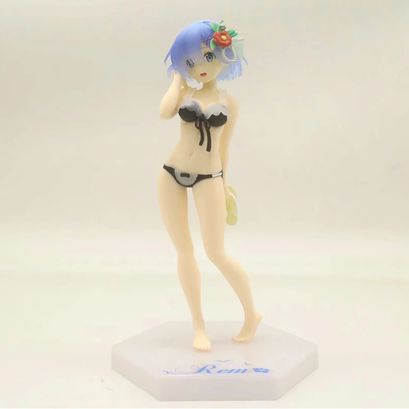20 см Re: Zero Life в другом мире от Anime Ram Rem бикини EXQ ver. ПВХ фигурка | Игрушки и хобби