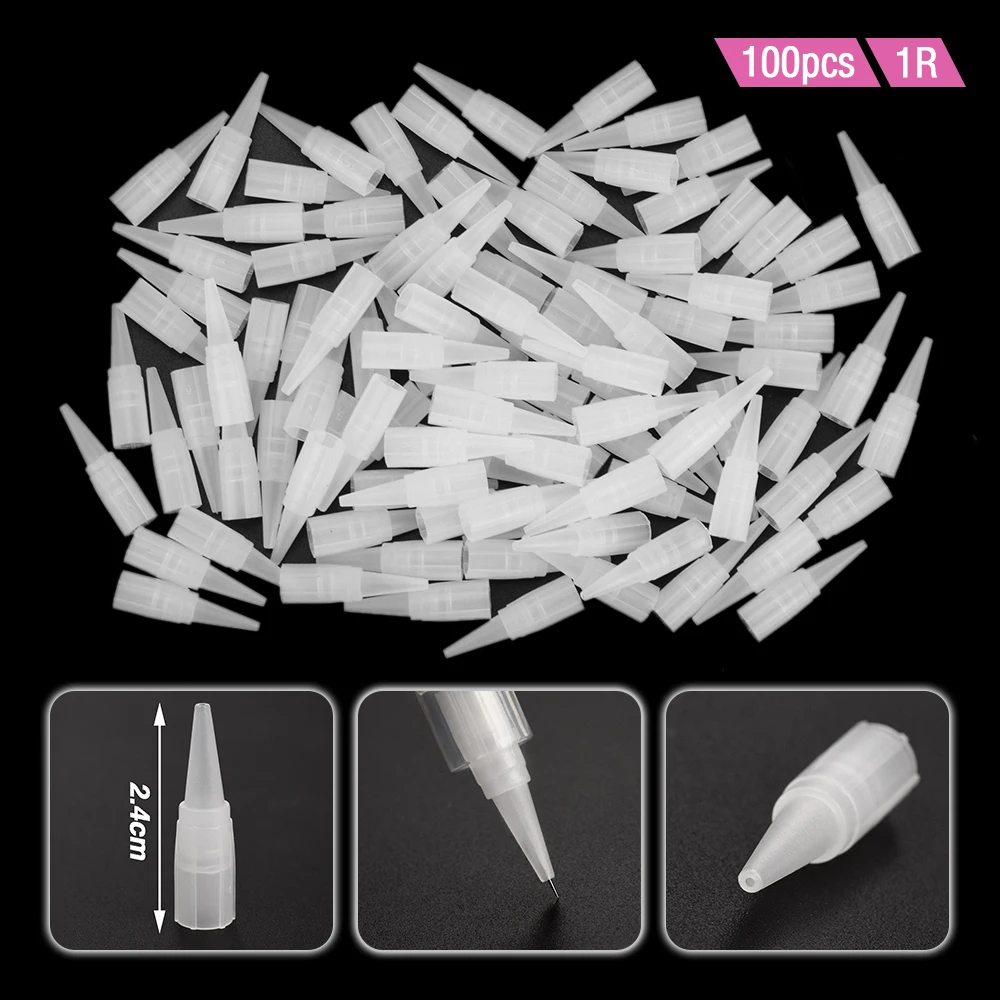 100 шт. иглы для перманентного макияжа шт.|1r needle|tattoo needlesneedle 1r |