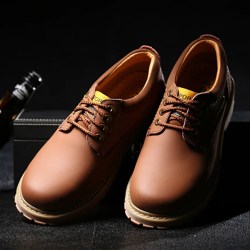 Бизнес Обувь New Высокого Качества Кожа Мужчины Модная на Шнурках Oxfords Платье