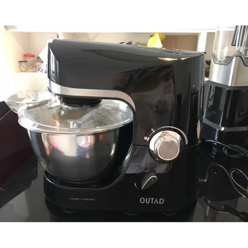 Electric Food Stand Mixer Mini Desktop 7 Speeds Eggs Beater Dough Kneading Machine Baking Whipping Cream Blender | Бытовая техника
