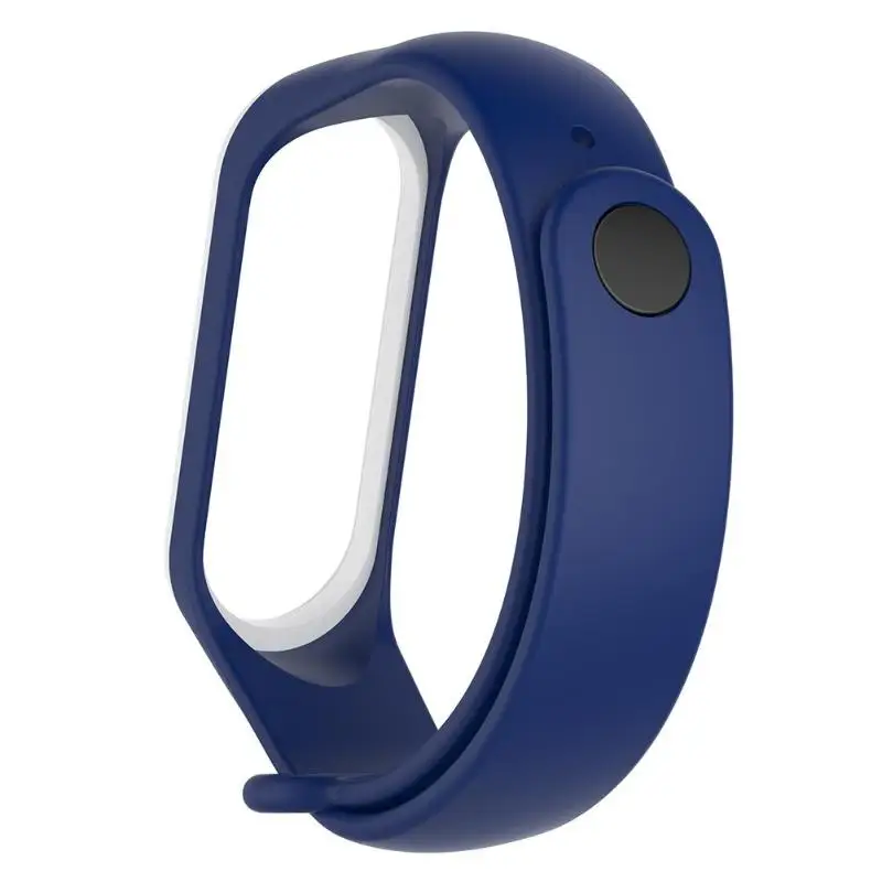 Силиконовый ремешок ALLOYSEED для наручных часов Xiaomi Mi Band 3 4 сменный силиконовый Miband