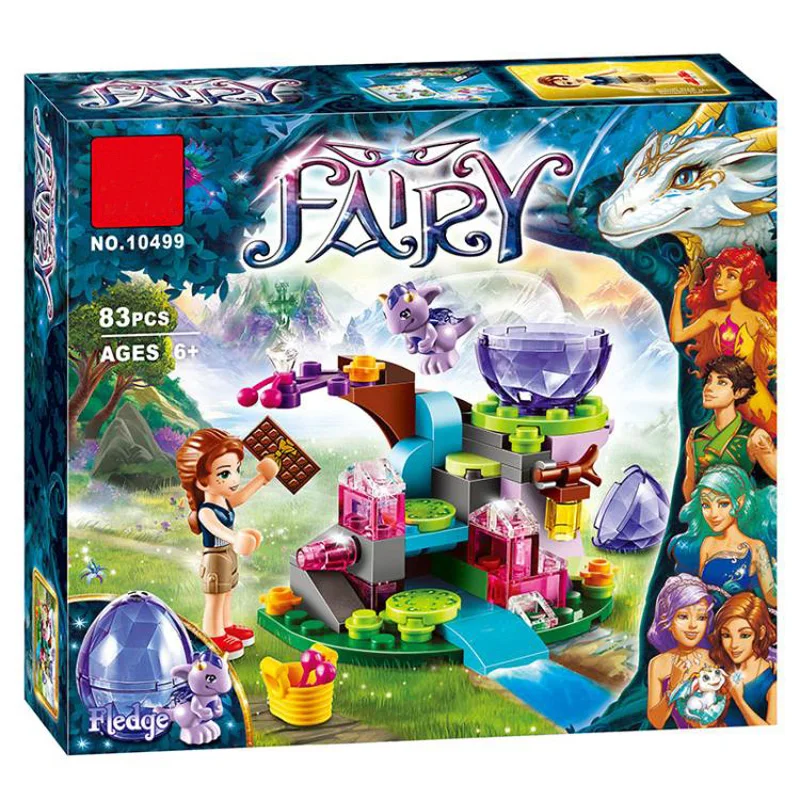 BELA 10499 сказочные эльфы Emily Jones And the Baby Wind Dragon набор строительных блоков игрушки для