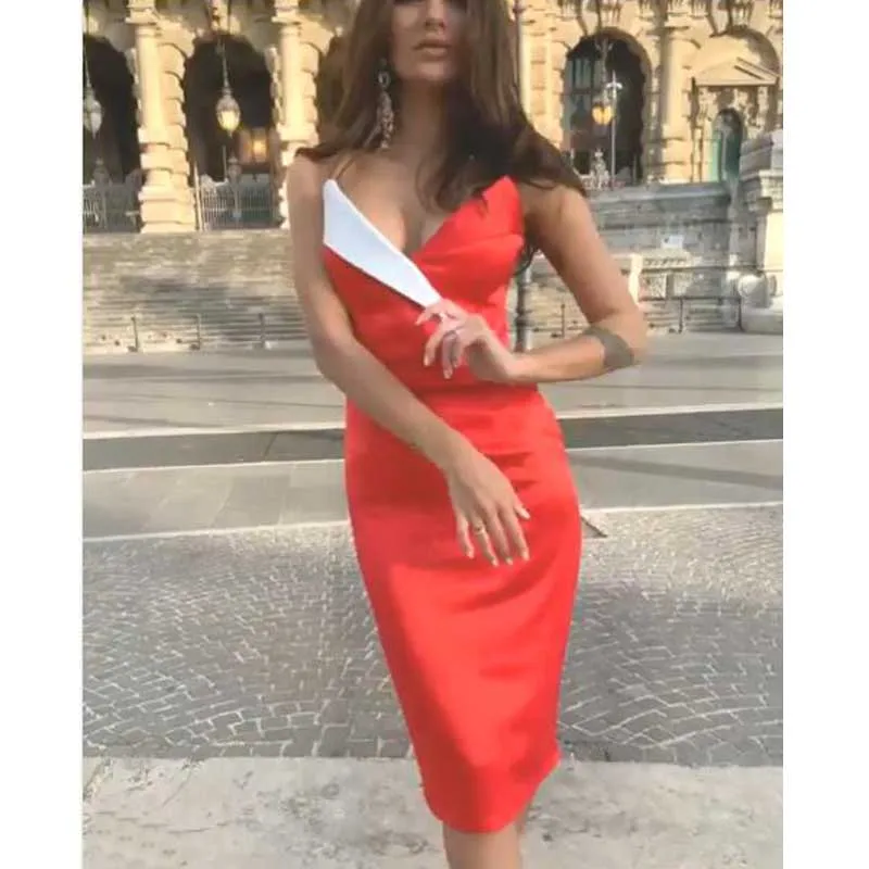 

Wholesale 2020 New woman's dress Black and white red Strapless sweet Sexy qualities celebrity cocktail party bandage dress
