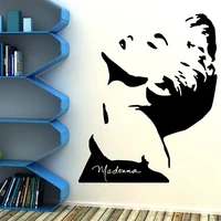 famous american singer madonna vinyl wall stickers living room wall stickers art mural wall decals home decor 2 sizes