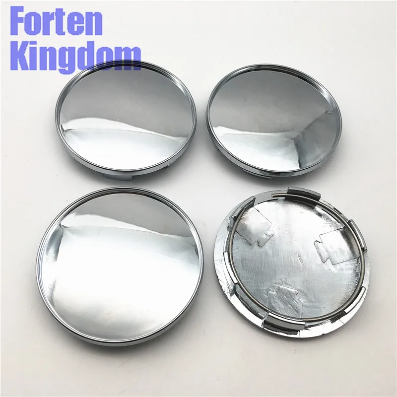 Forten Kingdom 4 шт. автомобиль 68 мм ABS пластина хром Универсальный пустой пользовательский Ступица колеса Центр крышка центра крышка