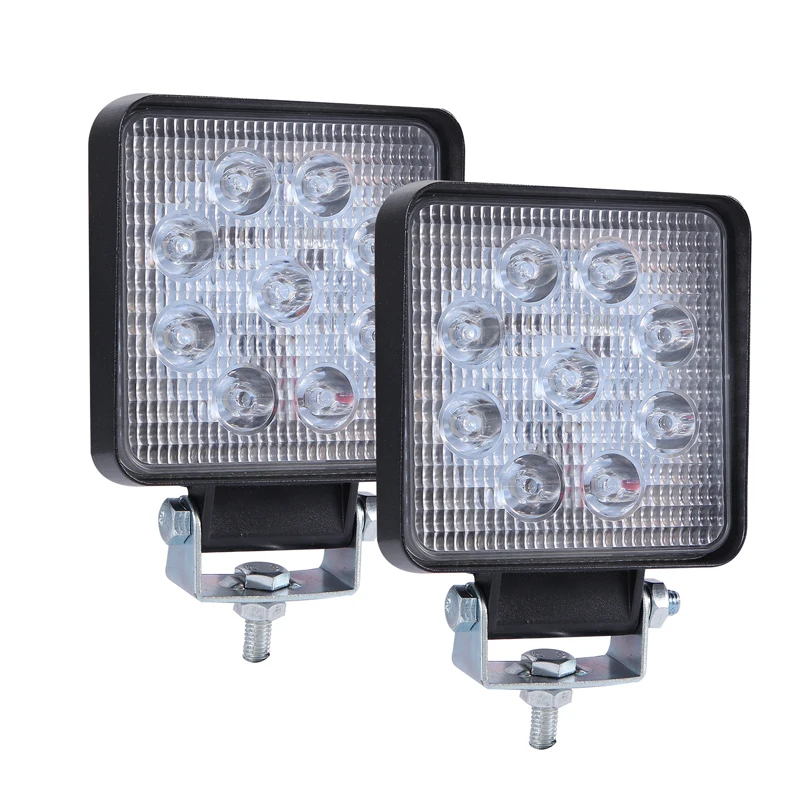 4&quot Inch 9LED 6000K Square Work Light LED Bar Spot Beam Offroad Driving lamp Truck Tractor SUV | Автомобили и мотоциклы