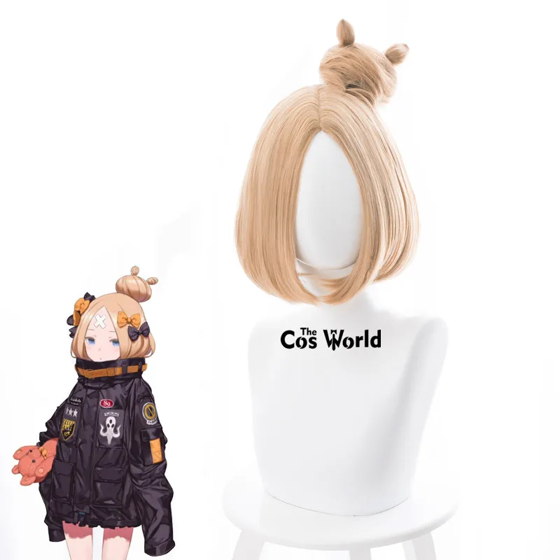 Wig(33cm) Fate Grand Order, бейсбольная форма Абигейл Вильямс, куртки, пальто, верхняя одежда, костюм аниме, костюмы для косплея - Цвет: Wig(33cm)