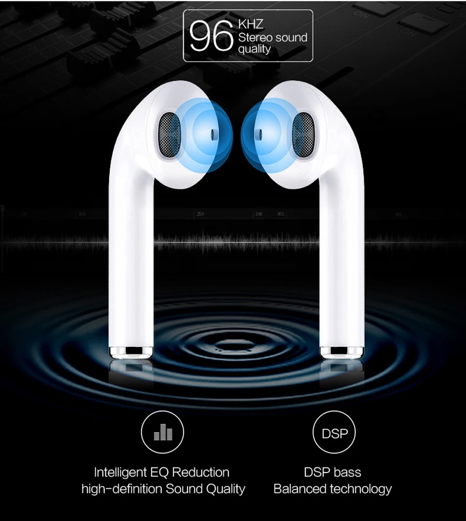 Soulusic i8x мини TWS беспроводные Bluetooth наушники, стерео наушники, магнитная гарнитура с зарядным устройством, микрофон для смартфона