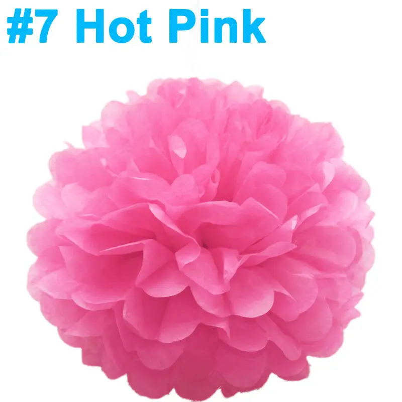 10 шт ''помпоны из оберточной бумаги изготовленные вручную Свадебные украшения