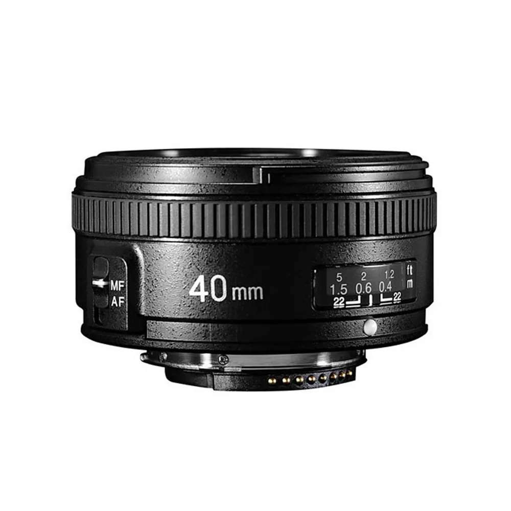 Объектив YONGNUO YN 40 мм F2.8N AF объектив MF yn40 широкоугольный с автофокусом для