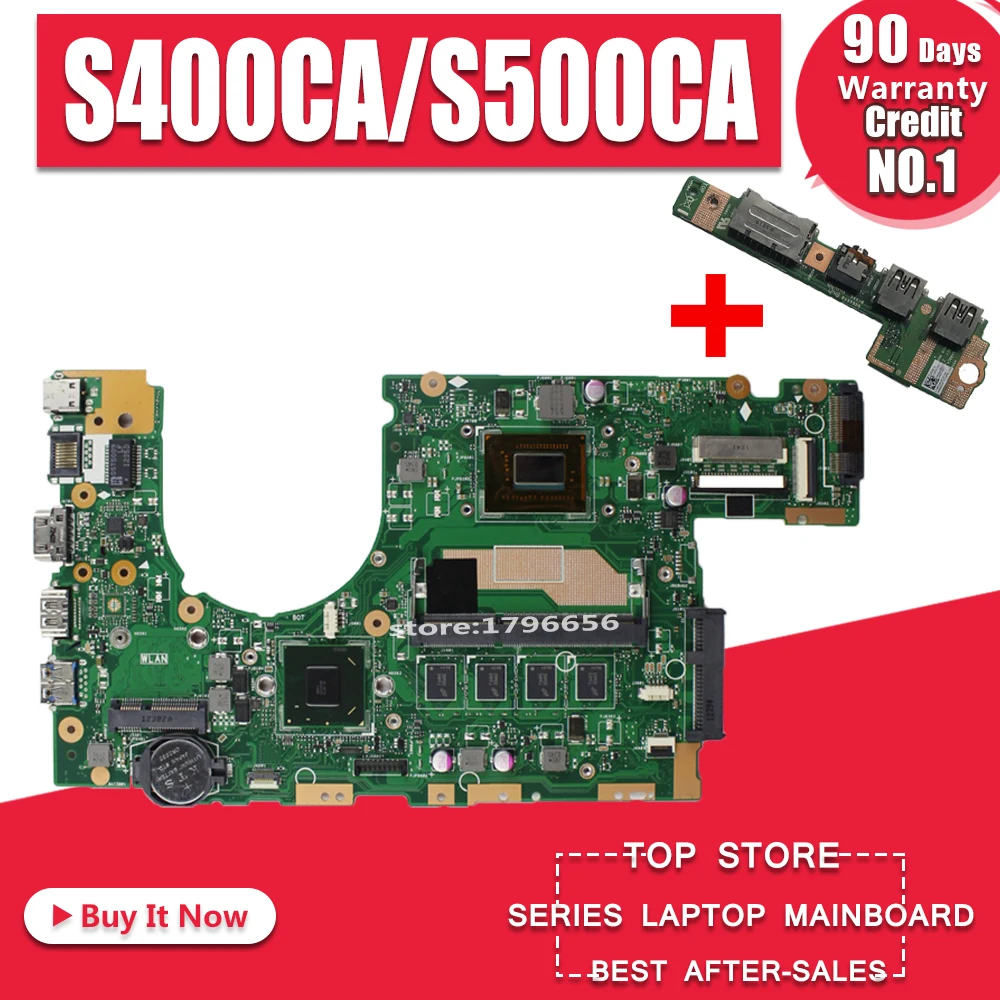 Отправка платы + S400CA материнская плата для ноутбука For Asus S500CA S400C S500C S400 S500 тест