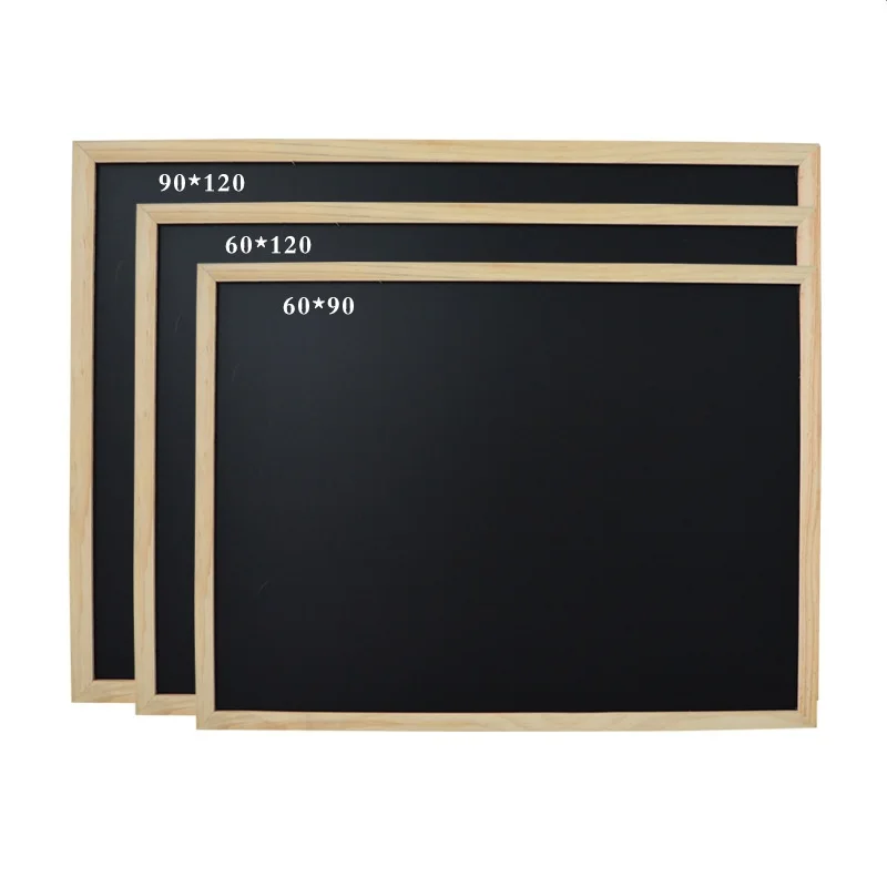 60*60 см MDF рама доска по индивидуальному заказу дереву обучающая грифельная для