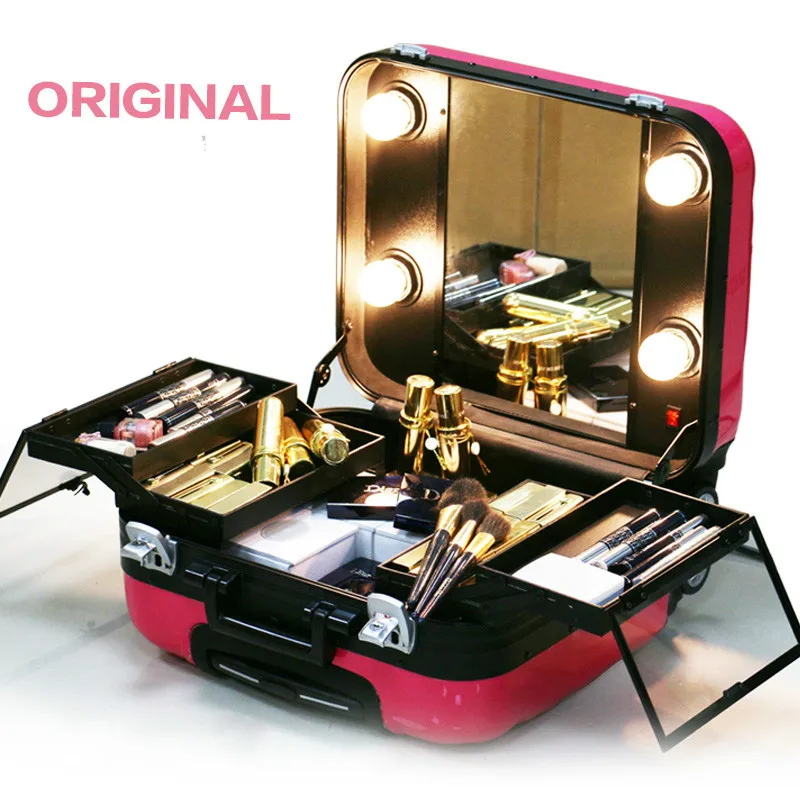 Жесткая косметичка хорошего качества 2016 женские дорожные косметички с
