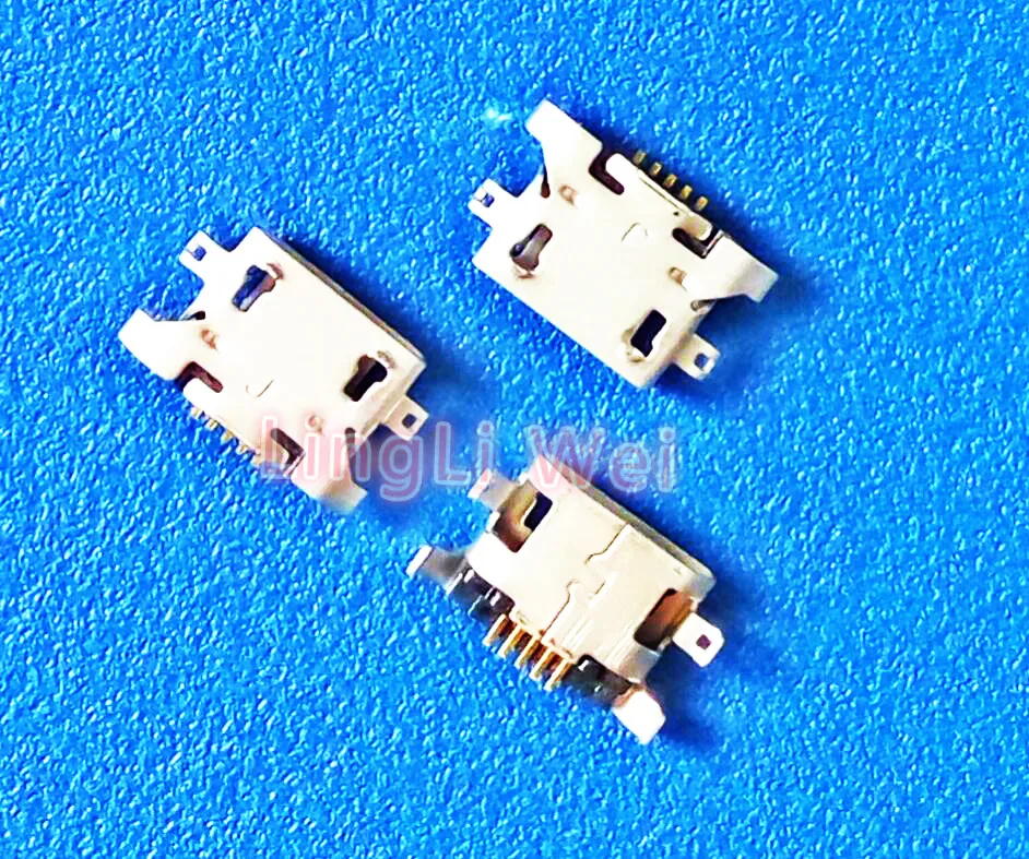 

10 шт./лот, Micro USB 5pin 1,28 мм, без боковых плоских полос, без завивки, Разъем для мобильного телефона, Mini USB Jack, Новинка