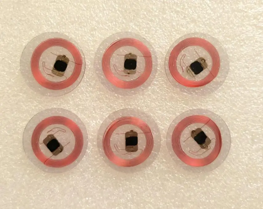 Rfid прозрачный ПВХ Круглый 25 мм ID EM4100 IC 13 56 МГц Монетка бирка (упаковка из 10)|coin tag|rfid