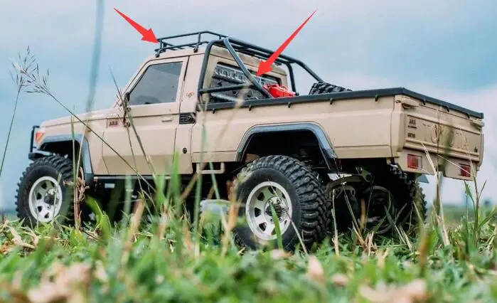 Металлическая стойка для toyota land cruiser 70Body LC70 killerbody 1/10 48601 осевой SCX10