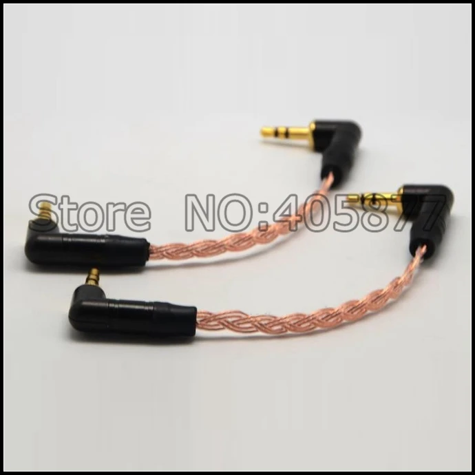 5N OCC медный стерео 3 5 мм штекер AUX аудио наушники AMP Кабель 15 см|3.5mm male|male auxocc copper |
