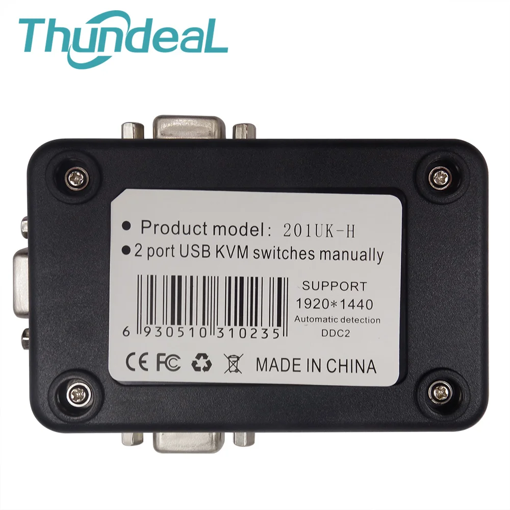 Универсальный 2 Порты и разъёмы VGA USB KVM Switcher руководство коммутатор Box 2.0 Мышь