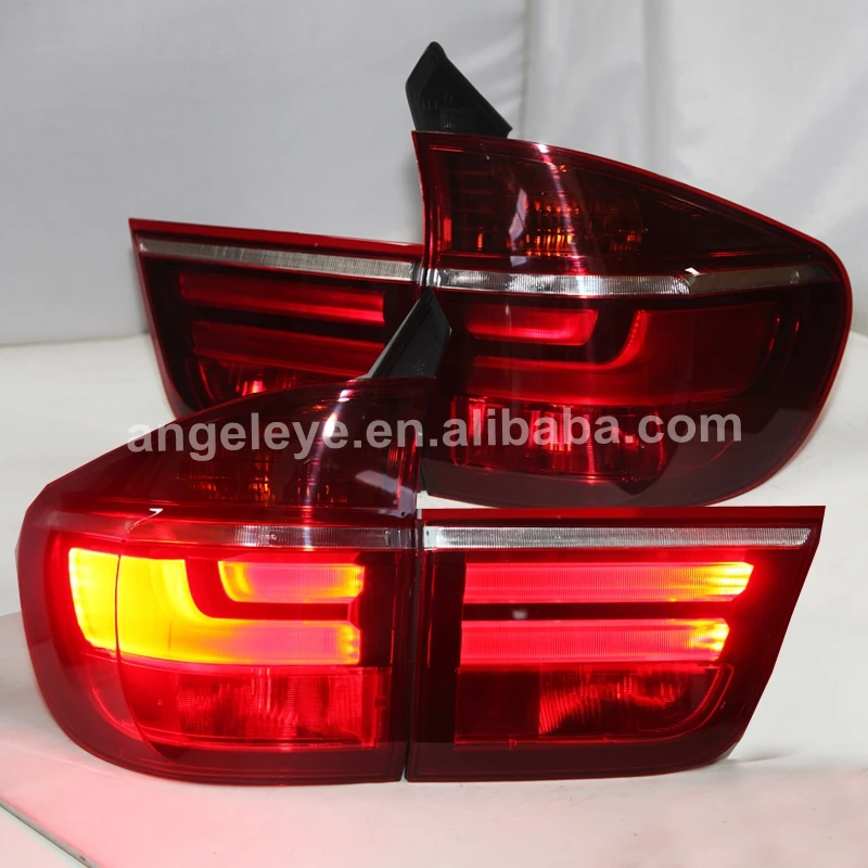 Для BMW X5 E70 светодиодный задний фонарь красный белый цвет 2007 2009 год|x5 jack|lamp chromelamp nail