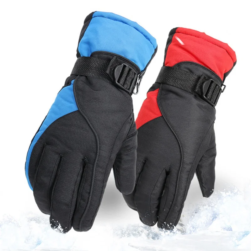 Outdoor Ski Gloves Waterproof Riding Windproof Sports Wool Warm | Спорт и развлечения