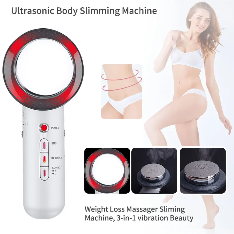 Ультразвуковая кавитация EMS массажер для похудения потеря веса Антицеллюлитный