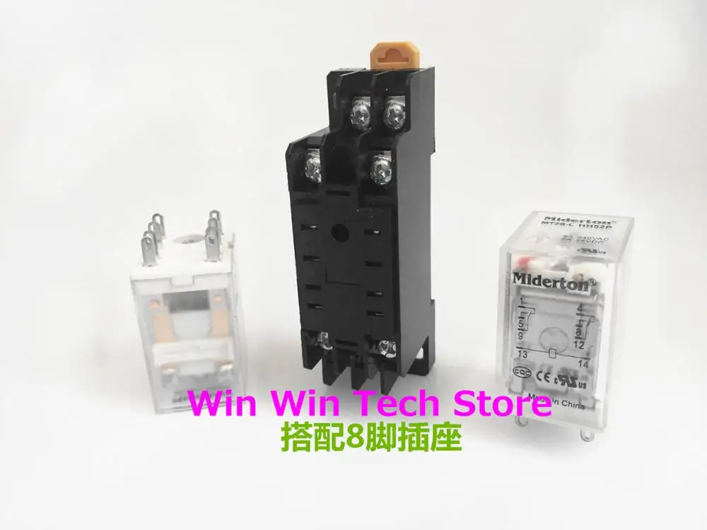 5PCS Genuine HH52P intermediate relay DC12V 24V 220V380V AC mini 8 feet MY2NJ | Обустройство дома