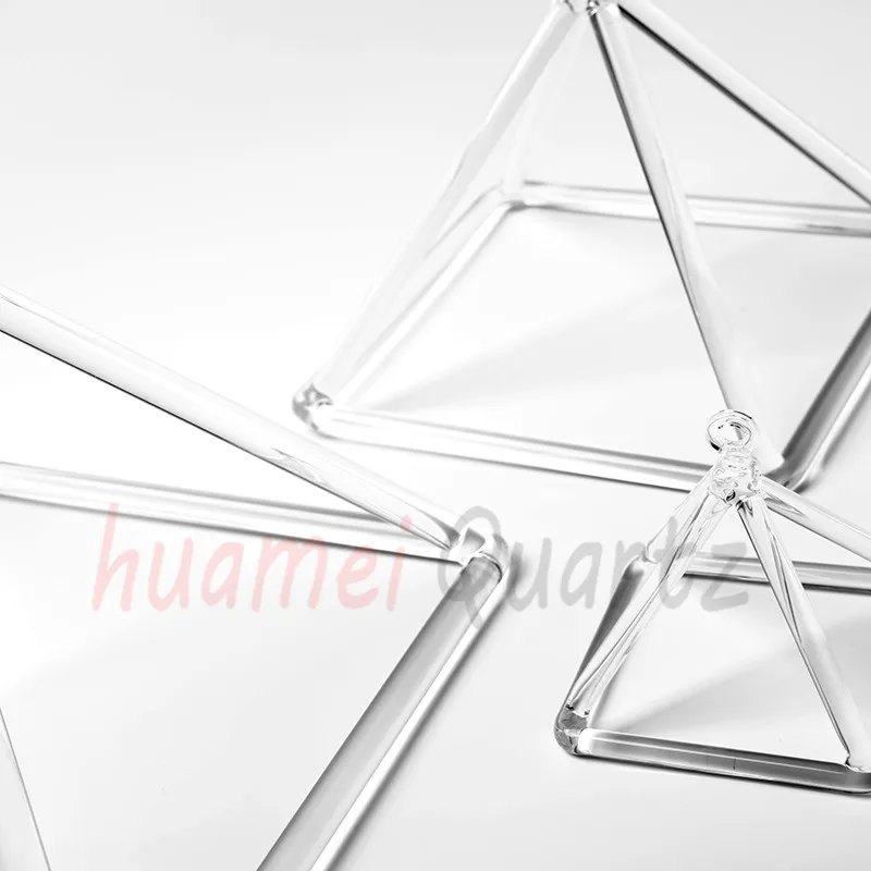 Кристалл поющая Пирамида кварц 10 '' для исцеления и терапии энергии